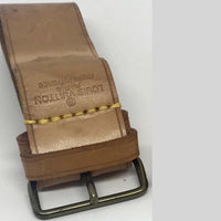 Louis Vuitton Handle Strap-Lock & Key, Key Holders, Luggage Tags-Louis Vuitton-Tan-JustGorgeousStudio.com