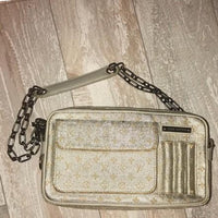 Louis Vuitton Idylle Monogram Canvas Shine McKenna Shoulder Bag-Bags-Louis Vuitton-Creme/Silver/Gold-JustGorgeousStudio.com