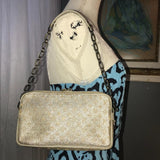 Louis Vuitton Idylle Monogram Canvas Shine McKenna Shoulder Bag-Bags-Louis Vuitton-Creme/Silver/Gold-JustGorgeousStudio.com
