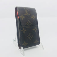 Louis Vuitton LV Monogram Case Holder: Phone, Cards, Cash, Cigarettes, Small Items-Lock & Key, Key Holders, Luggage Tags-Louis Vuitton-Brown-JustGorgeousStudio.com