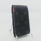 Louis Vuitton LV Monogram Case Holder: Phone, Cards, Cash, Cigarettes, Small Items-Lock & Key, Key Holders, Luggage Tags-Louis Vuitton-Brown-JustGorgeousStudio.com