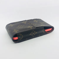 Louis Vuitton LV Monogram Case Holder: Phone, Cards, Cash, Cigarettes, Small Items-Lock & Key, Key Holders, Luggage Tags-Louis Vuitton-Brown-JustGorgeousStudio.com