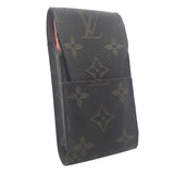 Louis Vuitton LV Monogram Case Holder: Phone, Cards, Cash, Cigarettes, Small Items-Lock & Key, Key Holders, Luggage Tags-Louis Vuitton-Brown-JustGorgeousStudio.com