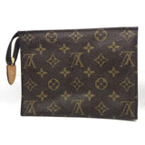 Louis Vuitton LV Monogram Travel Pouch-Wallets & Clutches-Louis Vuitton-Brown/tan/gold-JustGorgeousStudio.com