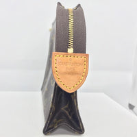 Louis Vuitton LV Monogram Travel Pouch-Wallets & Clutches-Louis Vuitton-Brown/tan/gold-JustGorgeousStudio.com