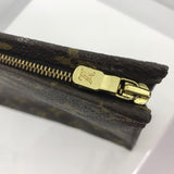 Louis Vuitton LV Monogram Travel Pouch-Wallets & Clutches-Louis Vuitton-Brown/tan/gold-JustGorgeousStudio.com