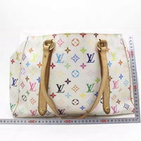 Louis Vuitton Limited Edition Monogram Multicolor Aurelia MM Satchel-Bags-Louis Vuitton-White/Multicolor-JustGorgeousStudio.com