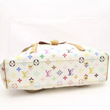 Louis Vuitton Limited Edition Monogram Multicolor Aurelia MM Satchel-Bags-Louis Vuitton-White/Multicolor-JustGorgeousStudio.com