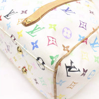 Louis Vuitton Limited Edition Monogram Multicolor Aurelia MM Satchel-Bags-Louis Vuitton-White/Multicolor-JustGorgeousStudio.com