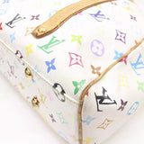 Louis Vuitton Limited Edition Monogram Multicolor Aurelia MM Satchel-Bags-Louis Vuitton-White/Multicolor-JustGorgeousStudio.com