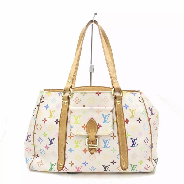 louis vuitton handbags white multicolor