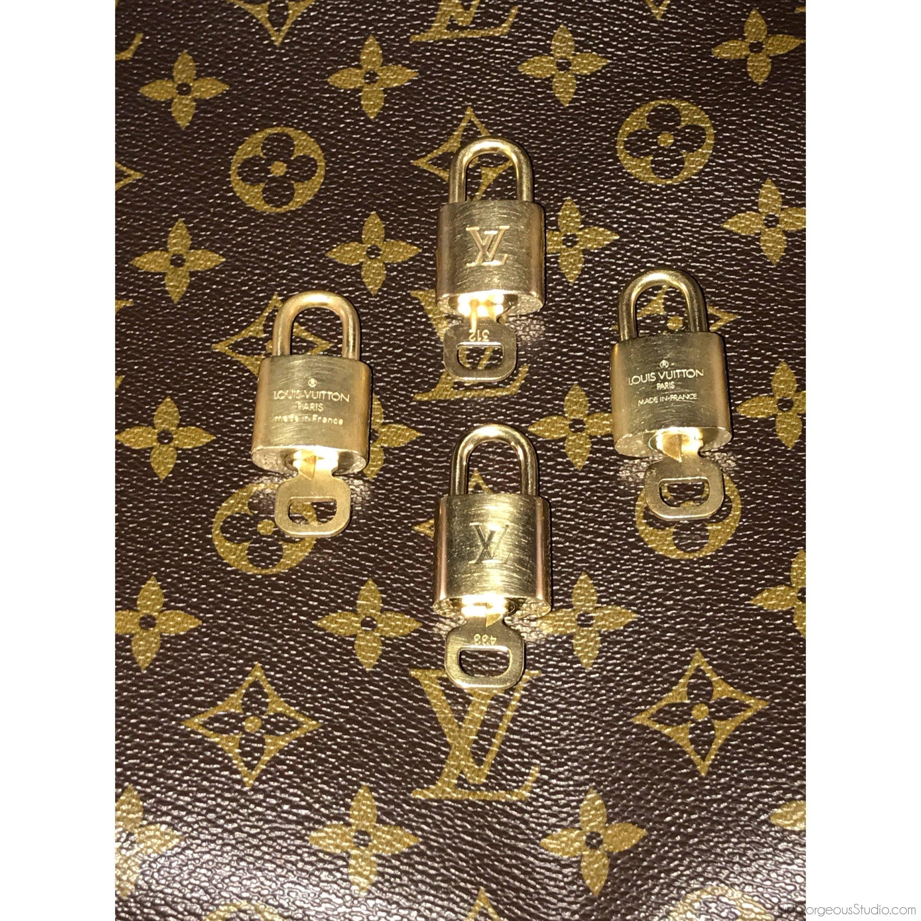 Guaranteed Authentic - Vintage Louis Vuitton Lock & Key circa