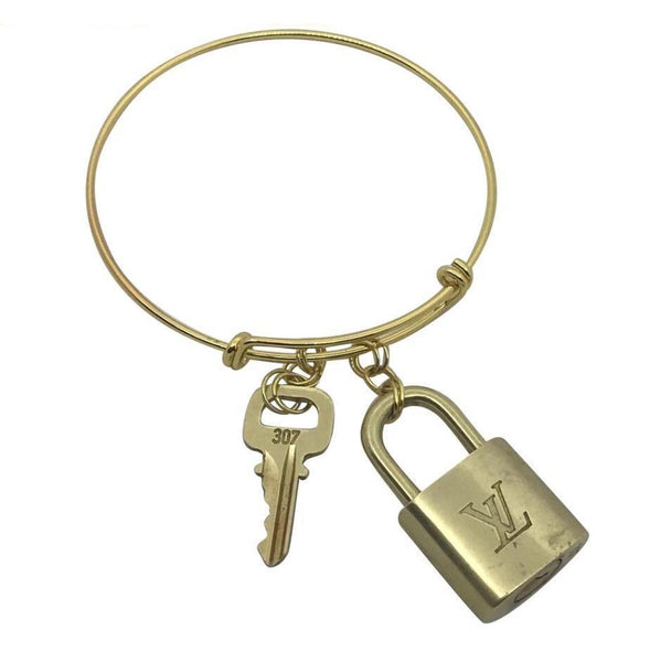 louis vuitton lock and key bracelet