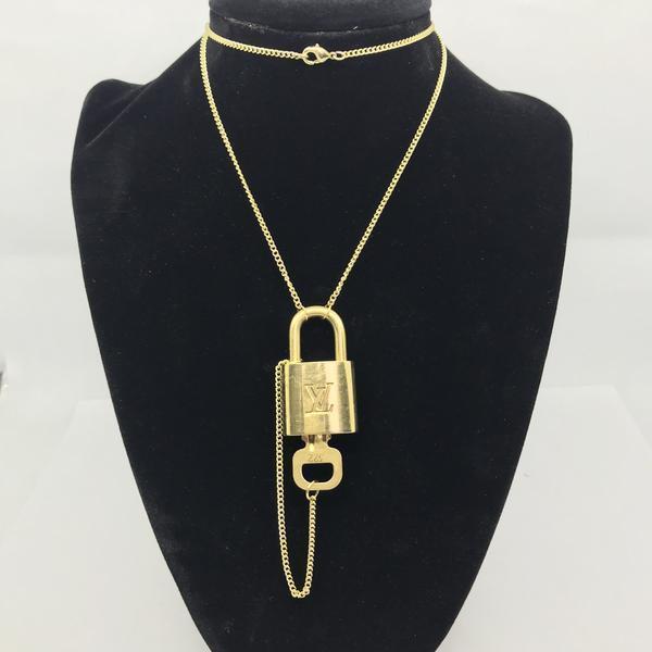 Louis Vuitton, Jewelry, Louis Vuitton Pad Lock Necklace