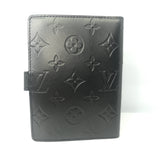Louis Vuitton Matte Black Monogram Vernis Agenda PM-Agenda, Books, and Writing-Louis Vuitton-Black-JustGorgeousStudio.com