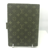 Louis Vuitton Monogram Agenda PM in Olive Idylle Mini Lin-Agenda, Books, and Writing-Louis Vuitton-olive-JustGorgeousStudio.com
