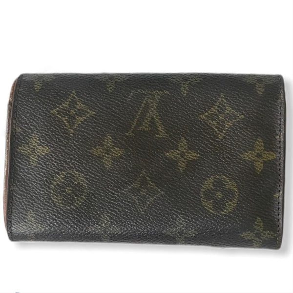 Louis Vuitton Brown Monogram Canvas Bi-Fold Small Compact Wallet