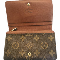 Louis Vuitton Monogram Bifold Zippy Wallet-Wallets & Clutches-Louis Vuitton-Brown-JustGorgeousStudio.com