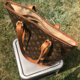 Louis Vuitton Monogram Bucket GM-Bags-Louis Vuitton-Brown-JustGorgeousStudio.com