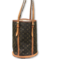 Louis Vuitton Monogram Bucket GM-Bags-Louis Vuitton-Brown-JustGorgeousStudio.com