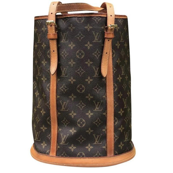 Louis Vuitton Monogram Bucket GM-Bags-Louis Vuitton-Brown-JustGorgeousStudio.com
