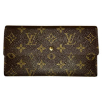 Louis Vuitton Black Monogram Mini Lin Porte-Tresor International Wallet -  Yoogi's Closet