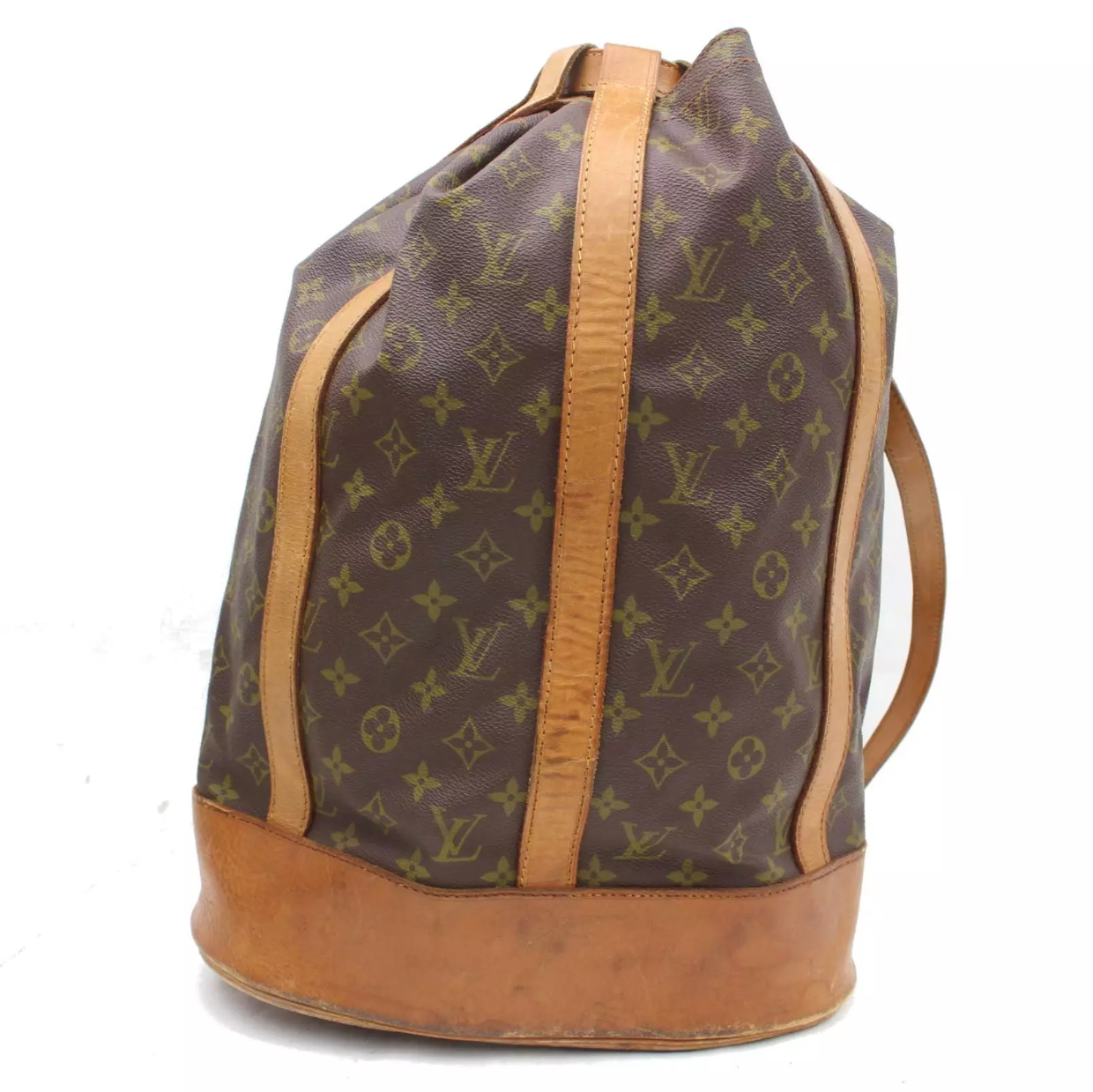 Louis Vuitton, Bags, Beautiful Louis Vuitton Randonnee Gm Backpack  Shoulder Bag With Pouch