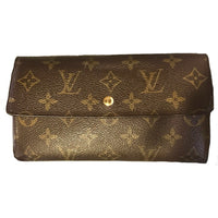 Louis Vuitton Monogram Brown Sarah Wallet - A World Of Goods For