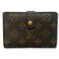 Louis Vuitton, Bags, Authentic Louis Vuitton Wallet Lv Monogram With Check  Book Case