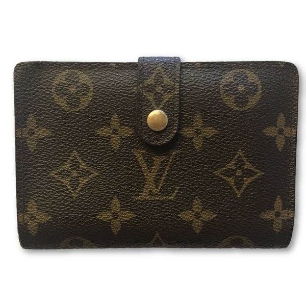 monogram french purse