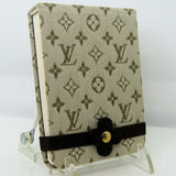 Louis Vuitton Monogram Mini Lin Idylle Notebook-Agenda, Books, and Writing-Louis Vuitton-Tan-JustGorgeousStudio.com