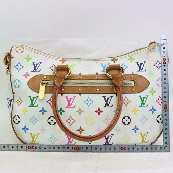 Louis Vuitton White Multicolor Monogram Lodge GM at Jill's Consignment