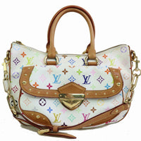 Louis Vuitton White Multicolor Monogram Lodge GM at Jill's Consignment