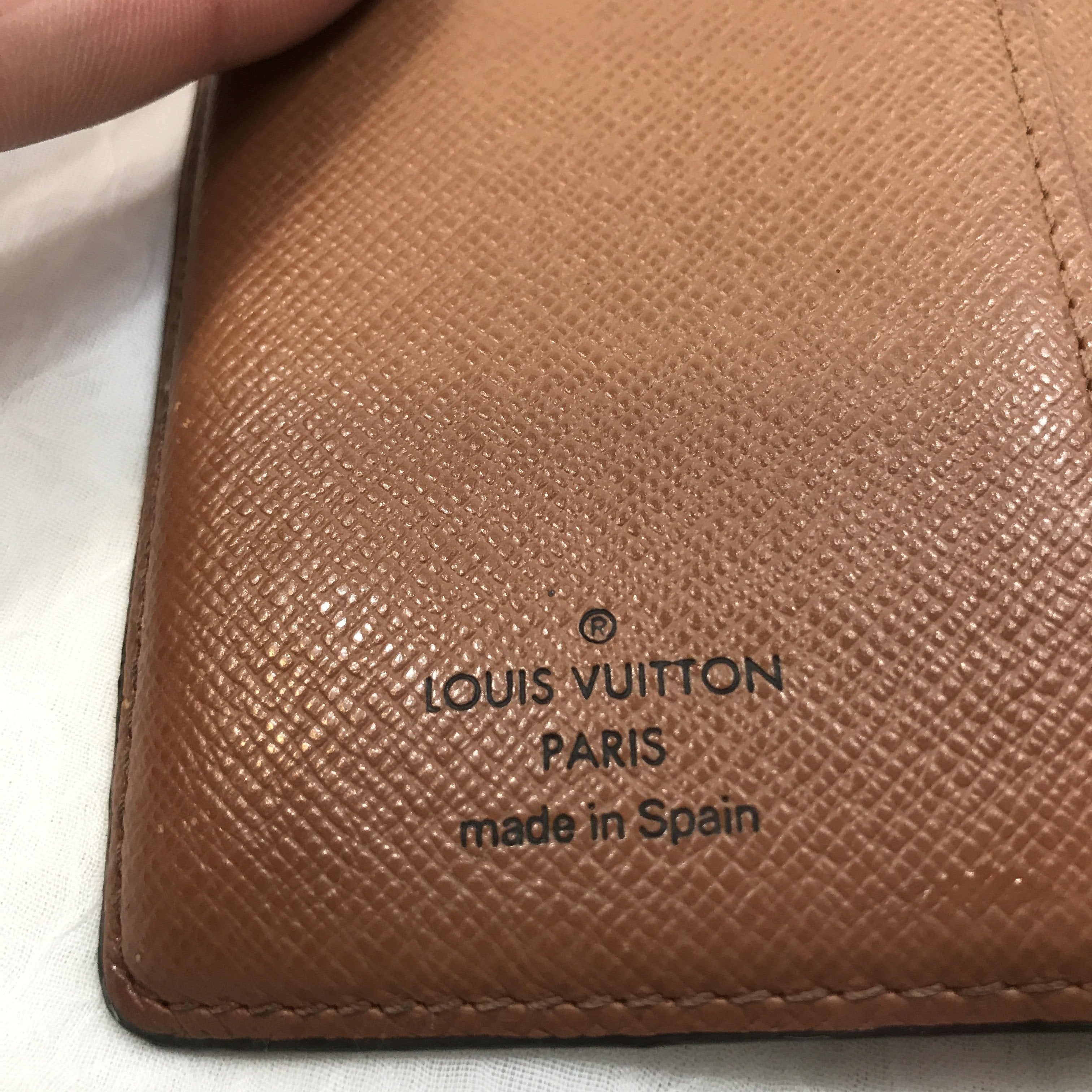 Louis Vuitton Grey Monogram Mini Lin Small Ring Agenda PM Diary Cover 340lvs519