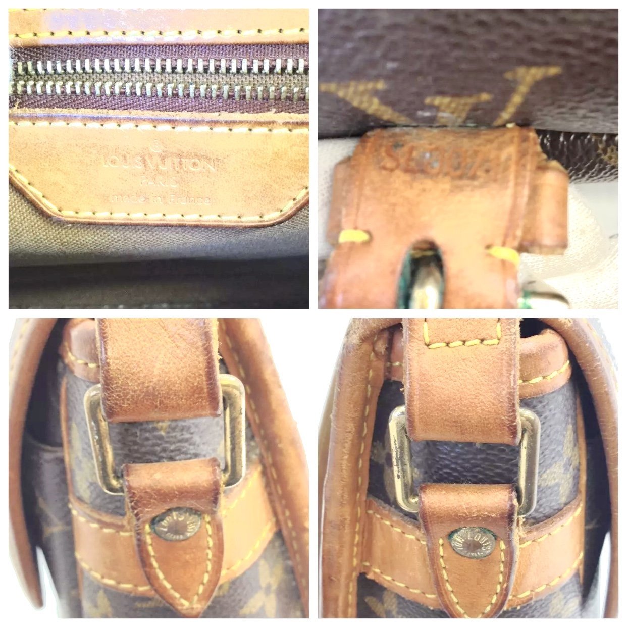 Authenticated Used Louis Vuitton Monogram Sologne M42250 Shoulder Bag 0019 LOUIS  VUITTON 