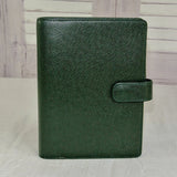 Louis Vuitton Monogram Taiga Agenda MM-Agenda, Books, and Writing-Louis Vuitton-Dark Green-JustGorgeousStudio.com