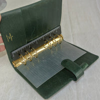 Louis Vuitton Monogram Taiga Agenda MM-Agenda, Books, and Writing-Louis Vuitton-Dark Green-JustGorgeousStudio.com