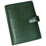 Louis Vuitton Monogram Taiga Agenda MM-Agenda, Books, and Writing-Louis Vuitton-Dark Green-JustGorgeousStudio.com