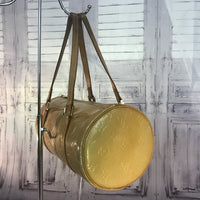 Louis Vuitton Monogram Vernis Bedford Barrel Bag-etsy-etsy-yellow/gold-JustGorgeousStudio.com