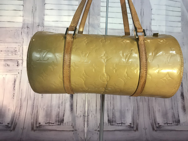 LOUIS VUITTON Monogram Vernis Bedford Hand Bag Beige M91006 LV Auth 28345  Patent leather ref.468713 - Joli Closet