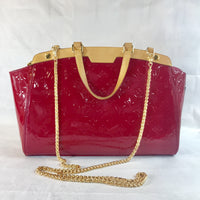 Louis Vuitton Monogram Vernis Brea MM Rose Framboise-Bags-Louis Vuitton-Rose-JustGorgeousStudio.com