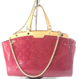 Louis Vuitton Monogram Vernis Brea MM Rose Framboise-Bags-Louis Vuitton-Rose-JustGorgeousStudio.com