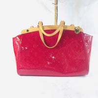 Louis Vuitton Monogram Vernis Brea MM Rose Framboise-Bags-Louis Vuitton-Rose-JustGorgeousStudio.com