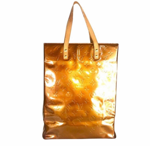 Louis Vuitton Monogram Vernis Reade MM-Bags-Louis Vuitton-Brown/Bronze/Copper/Tan/Gold-JustGorgeousStudio.com