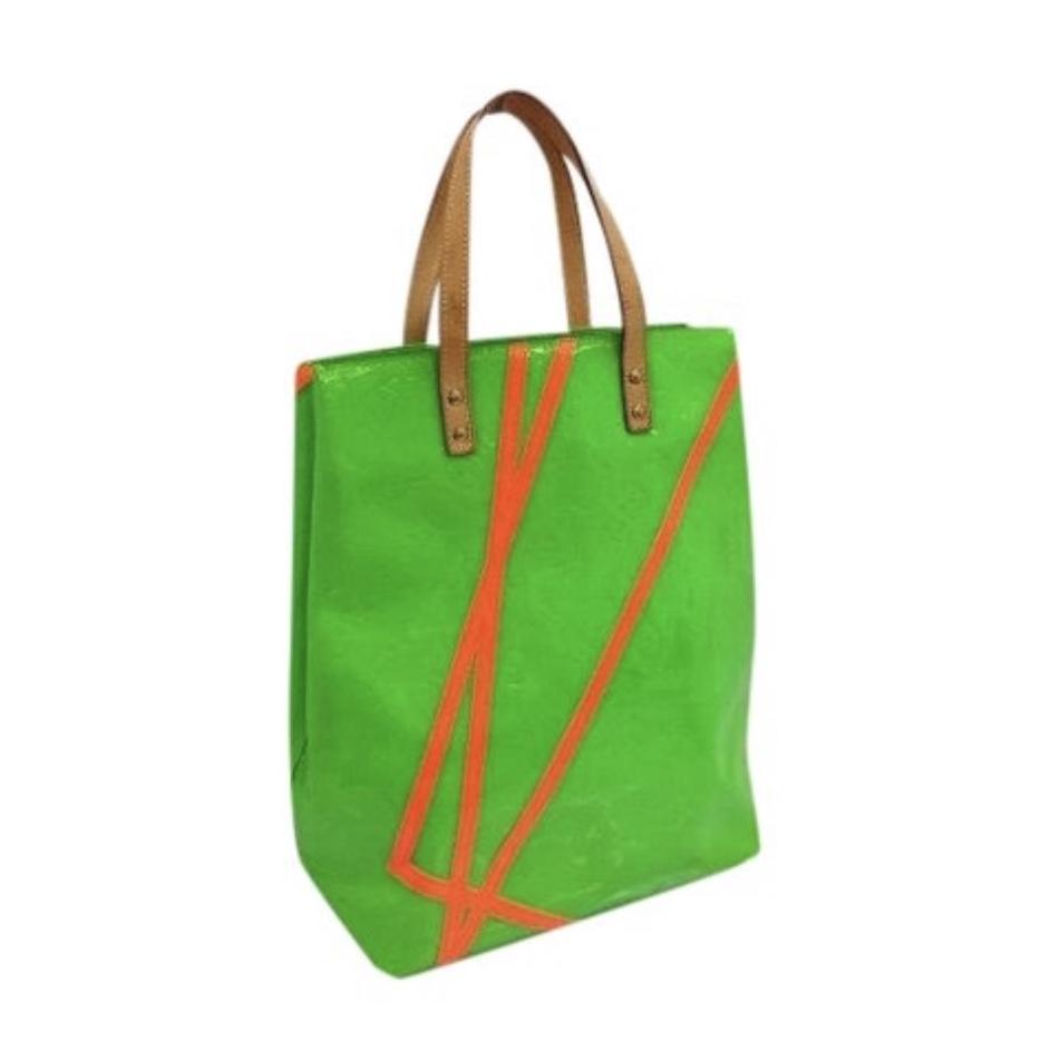 Louis Vuitton Green Monogram Vernis Reade MM Tote Bag