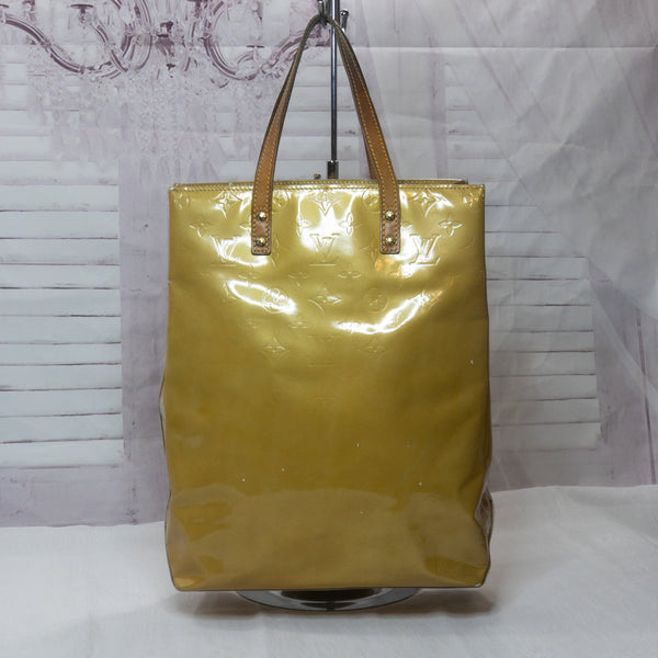 Gold Louis Vuitton Monogram Vernis Reade MM Tote Bag – Designer Revival