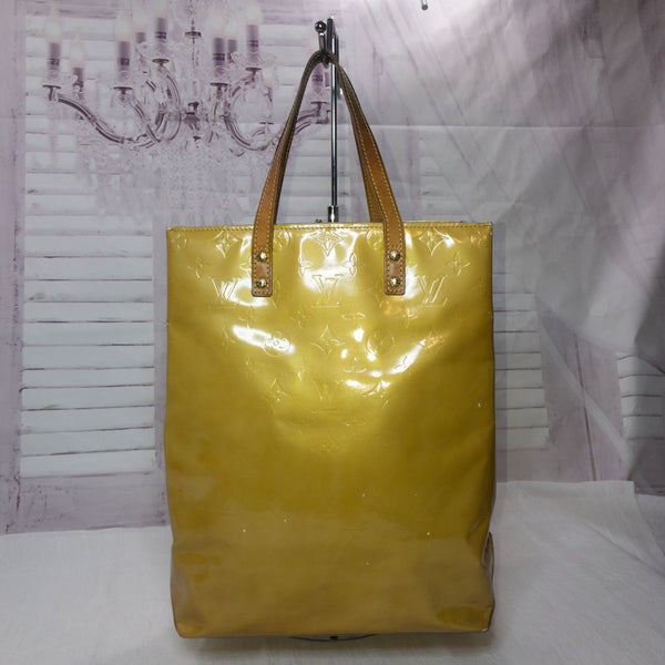 Gold Louis Vuitton Monogram Vernis Reade MM Tote Bag – Designer Revival