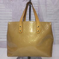 Louis Vuitton Monogram Vernis Reade PM-Bags-Louis Vuitton-Tan/Brown/Beige Poudre-JustGorgeousStudio.com
