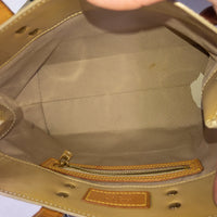 Louis Vuitton Brown Monogram Vernis Reade PM Beige Leather Patent leather  ref.971891 - Joli Closet