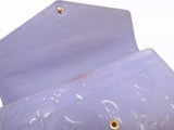 Louis Vuitton Monogram Vernis Sarah Long Wallet-Wallets & Clutches-Louis Vuitton-Lavender-JustGorgeousStudio.com
